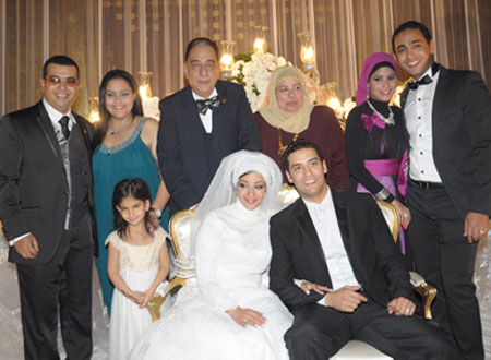 أحمد راتب يحتفل بزفاف ابنته
