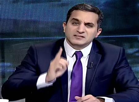 باسم يوسف: إذا حكم عمر سليمان سيصبح شعار المواطن.. مصري وباتنفخ