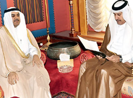 رسالة لرئيس الوزراء القطري من الأمير سعود الفيصل