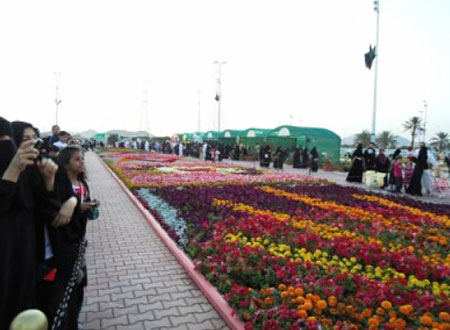 85 ألف زائر لمهرجان الزهور في المدينة المنورة