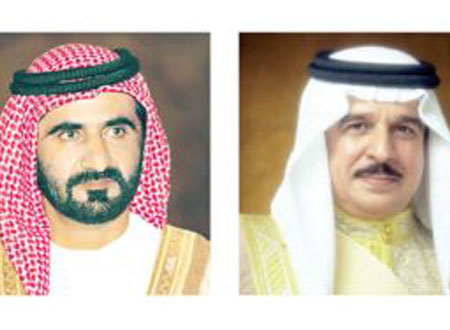 ملك البحرين يهنئ بن راشد بكأس دبي للخيول