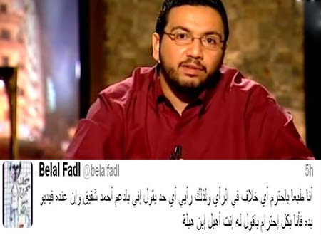 الكاتب بلال فضل منتقداً تعصب أنصار المرشح حمدين صباحي