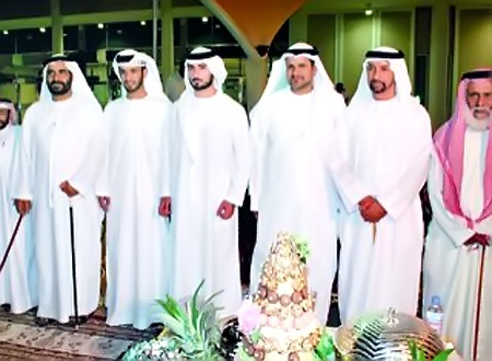 ماجد بن محمد في أفراح العامري