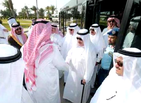الأمير فهد يتفقد مطار الملك عبد العزيز
