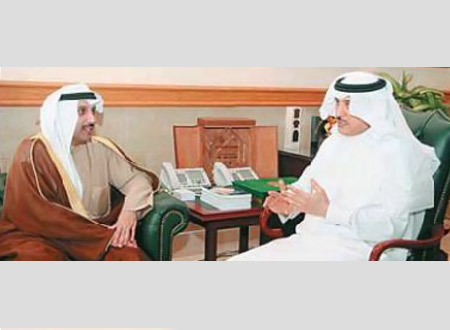 وكيل إمارة مكة يلتقى وزير الإعلام الكويتي