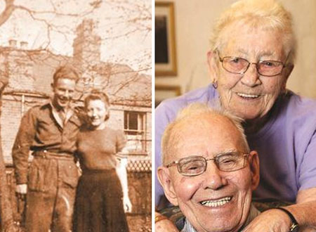 مسنان بريطانيان يعلنا سر استمرار زواجهما 70 عاماً