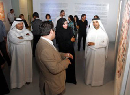 افتتاح معرض «مجاز» بالحي الثقافي