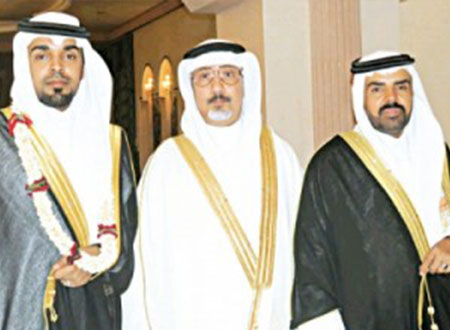 مسؤولون ورجال أعمال في زفاف نجل الشيخ الأحمدي