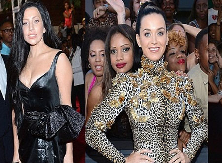  ليدى جاجا وكاتى بيرى ومايلى سايروس بإطلالات نارية في حفل&laquo;MTV VMA&raquo; .. صور