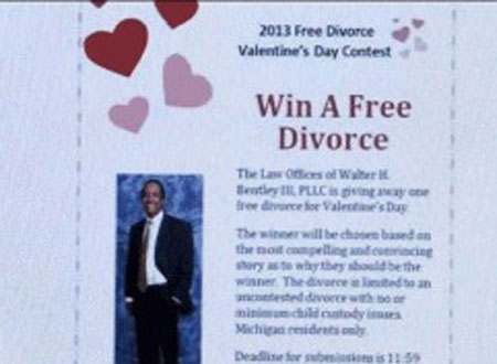 عرض غريب من محامي أمريكي بمناسبة عيد الحب