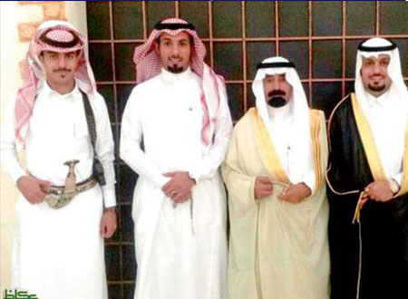 تركي مرعي عريسا في أحد رفيدة