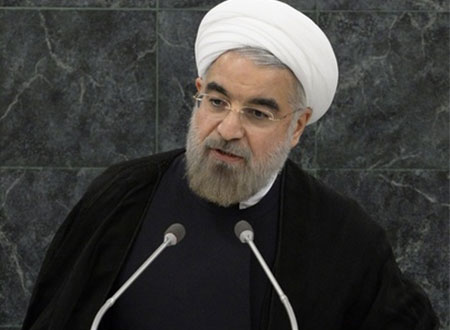 حسن روحاني يحتفي بمقال البرادعي