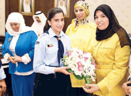 مدرسة القادسية احتفلت بيوم المرشدة العربية