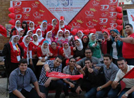 طلاب EPSF الإسكندرية ينظمون حملة للتبرع بالدم 