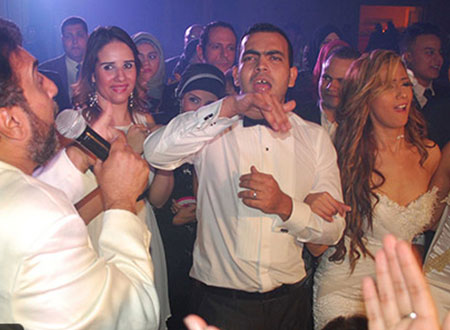 صور.. خالد عليش يحتفل بزفافه