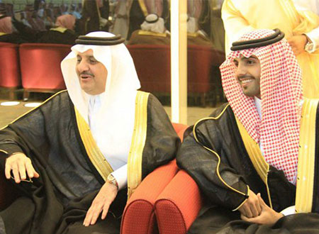 الحقباني يحتفل بزواج نجله طلال