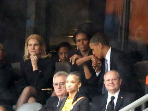 كيف صالح باراك أوباما زوجته بعد إثارة غضبها.. شاهد