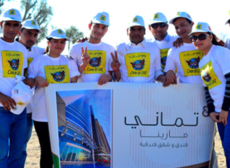 فندق تماني يشارك في حملة &laquo;نظفوا الإمارات&raquo;