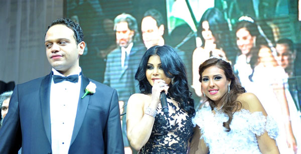 حفل زفاف أحمد نصار وإنجي طلعت بحضور هيفاء