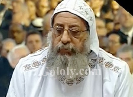 اختراق موقع تواضروس الثاني ووضع صورة لمرسي