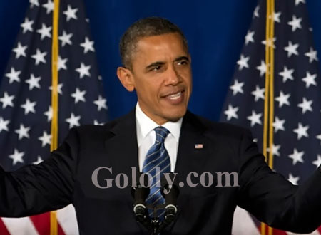 فيديو.. باراك أوباما ينزل من الطائرة ليصافح جندي 