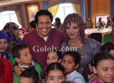 جواهر وحسن عبدالمجيد وأحمد جوهر في احتفالية يوم اليتيم.. صور