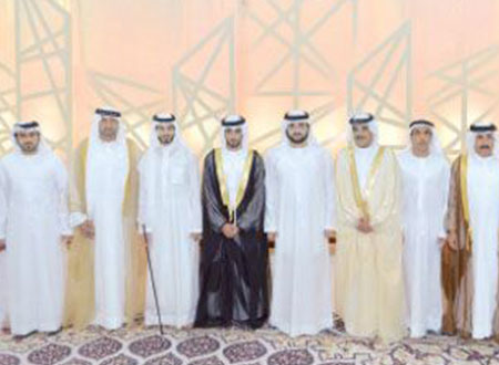 مكتوم بن محمد بن راشد يحضر حفلي زفاف في دبي