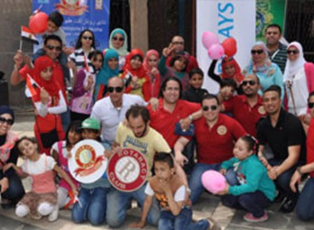 روتارى هليوبوليس النزهة والرياضى يحتفلان بيوم اليتيم السادس