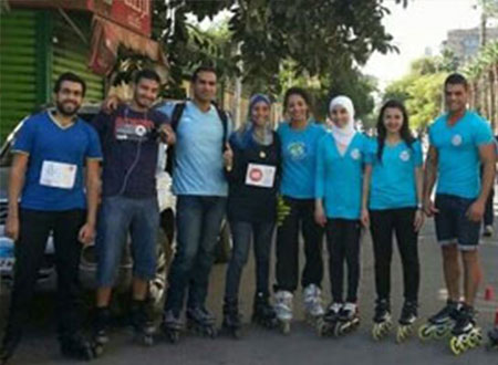 «CAIRO SKATERS» ينظم فعاليته الثانية فى الدقى