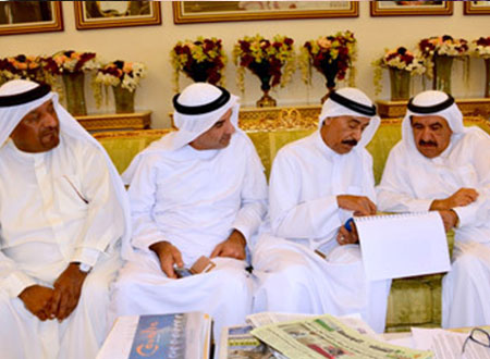 حمدان بن راشد يستقبل وفد &laquo;بيت الخير&raquo;