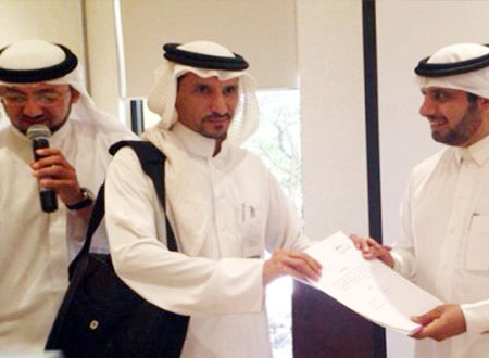 مشروع الملك عبد الله لتطوير التعليم العام يكرم الزميل الرفاع 