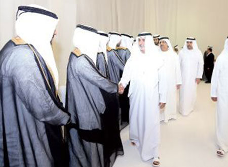 نهيان بن زايد ونهيان بن مبارك يحضران العرس الجماعي الأول لقبيلة البلوش