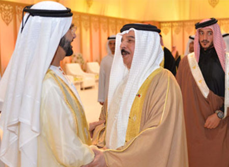 محمد بن راشد يشهد حفل زفاف زايد بن سلطان بن خليفة