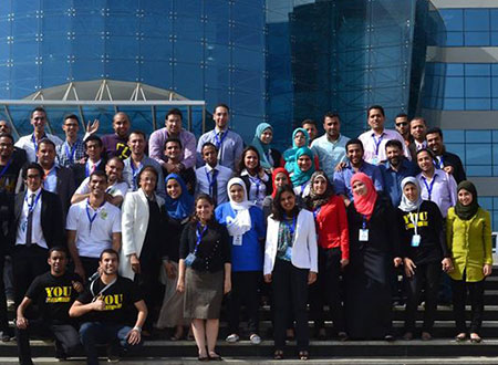 تكريم رواد أعمال جامعة النيل 100 وصاحب أفضل مشروع 