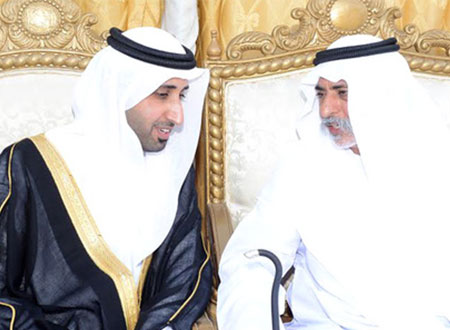 ولي عهد عجمان وولي عهد الفجيرة يحضران أفراح الكتبي في الشارقة