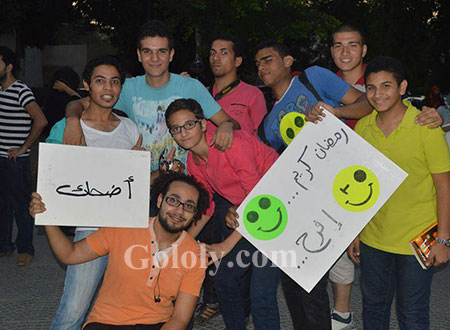 حملة «أنا فرحان» تحتفل برمضان في الشارع.. صور