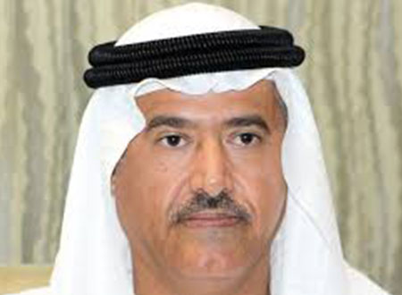 سلطان بن حمدان بن زايد يعزي في وفاة أبو الأديب