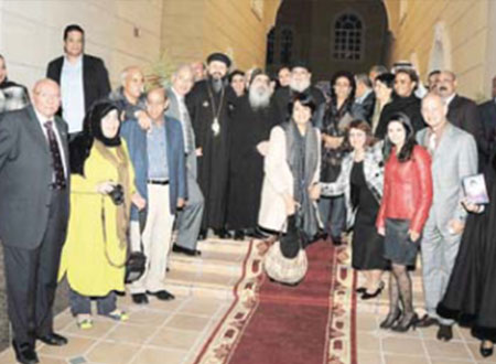 الكنيسة المصرية احتفلت بالأعياد بمشاركة فريحة الأحمد