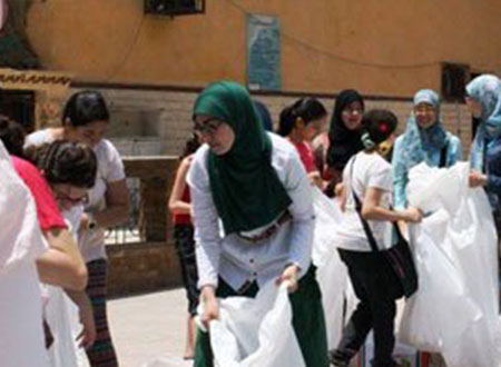 حلم بكرة.. ينتهى من توزيع 120 شنطة رمضان على الأسر الفقيرة