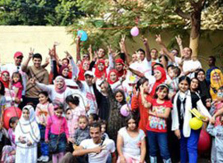 رابطة شباب المعادى تحتفل مع الأيتام بحفل إفطار &laquo;افتكرهم.. وفطرهم&raquo;