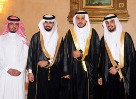 آل غنام يحتفلون بزفاف خالد وعادل وبدر