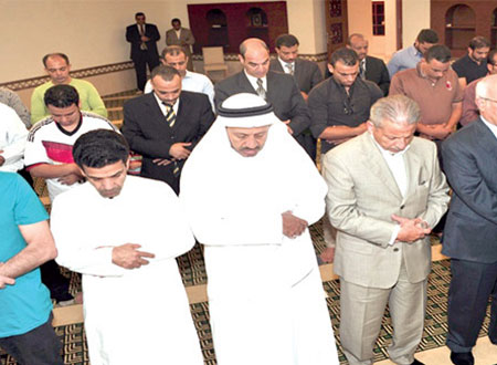 افتتاح مسجد سفارة خادم الحرمين الشريفين في القاهرة 