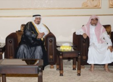 السويد ينقل تعازي أمير جازان لأسرة آل معافا