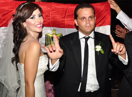 حفل زفاف خالد عفت وسابرينا خليل بفندق انتركونتينتال