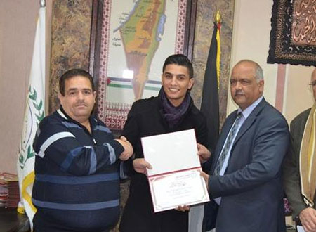 تكريم محمد عساف في الجامعة التي درس فيها.. صور