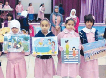 أسبوع تطوعي في مكتبة جليب الشيوخ