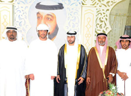 أفراح الأحبابي والنعيمي في زاخر