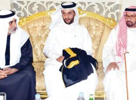 نهيان بن مبارك يحضر أفراح الخييلي