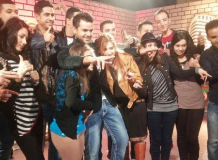 ساموزين في كواليس برنامج «ألحان وشباب» .. صور