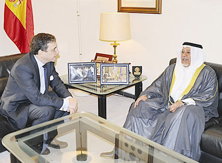 الجراح نقل تعازي الكويت بوفاة سواريز